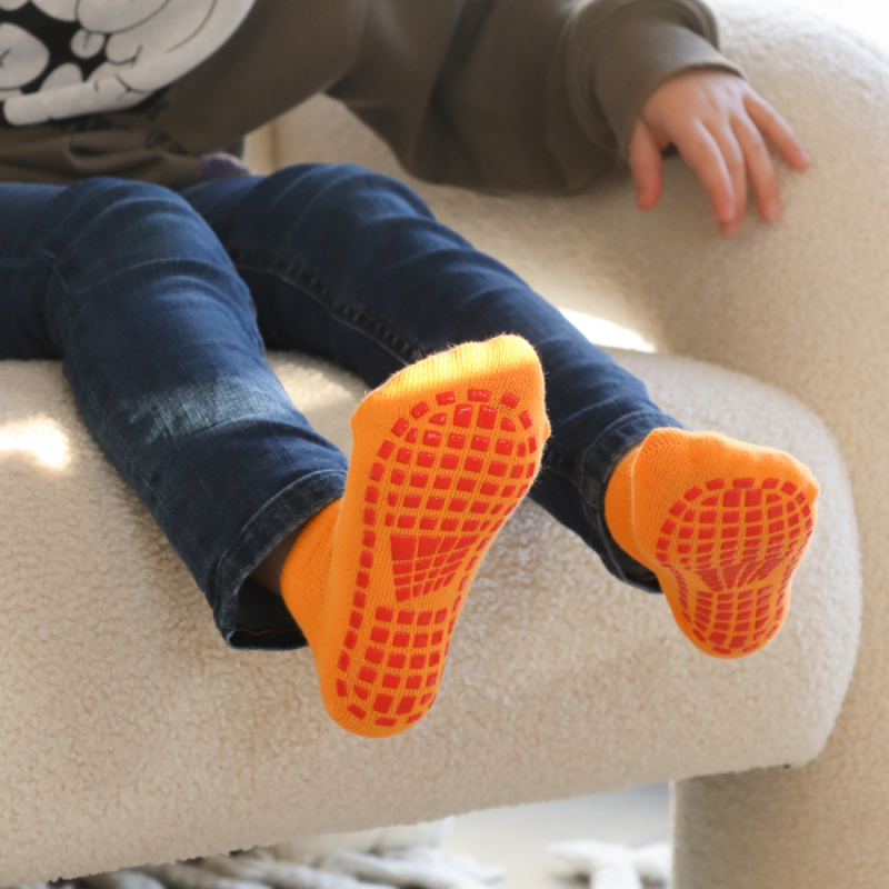 Lot de 8 paires de chaussettes antidérapantes - Enfant - M - Multicolore garçon