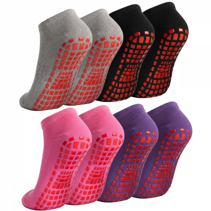 Lot de 8 paires de chaussettes antidérapantes - Enfant - S - Multicolore fille