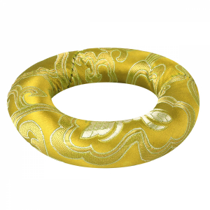 Coussin pour bol chantant tibétain - Jaune