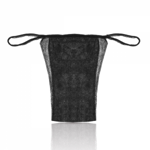 Lot de 100 strings femme jetables - Noir