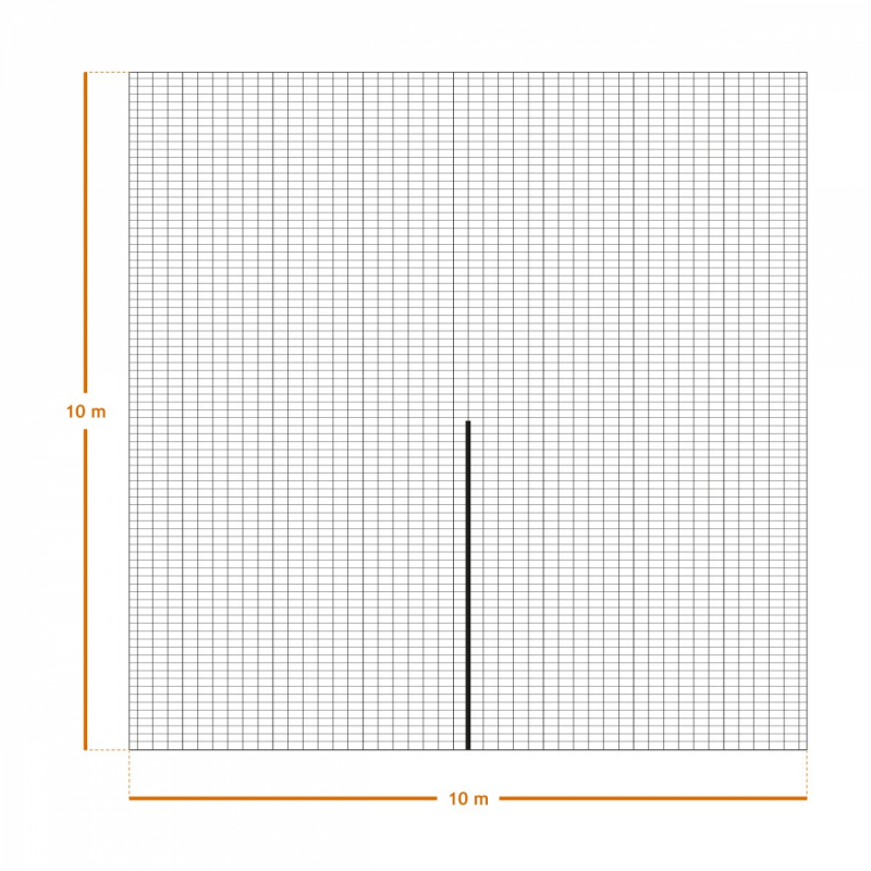 Filet de récolte - 10 x 10 m - Vert
