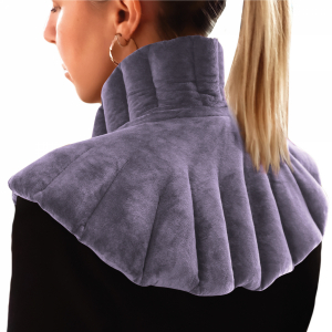 Coussin chauffant pour épaules et cou - Mauve