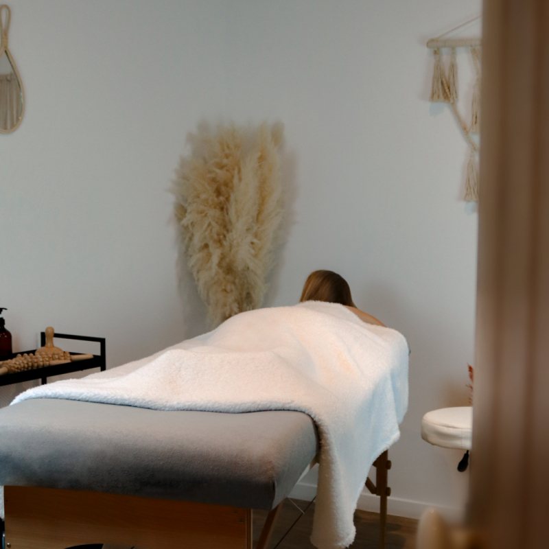 Kit complet de housses pour table de massage - Éponge - Terracotta