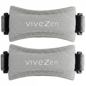 Lot de 2 sangles de soutien pour genoux - Gris