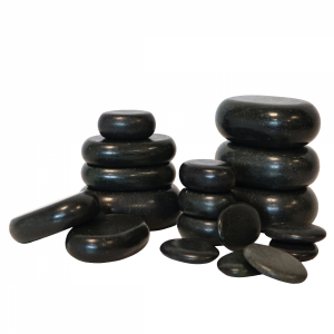 Lot de 20 pierres chaudes - Pierres Zen