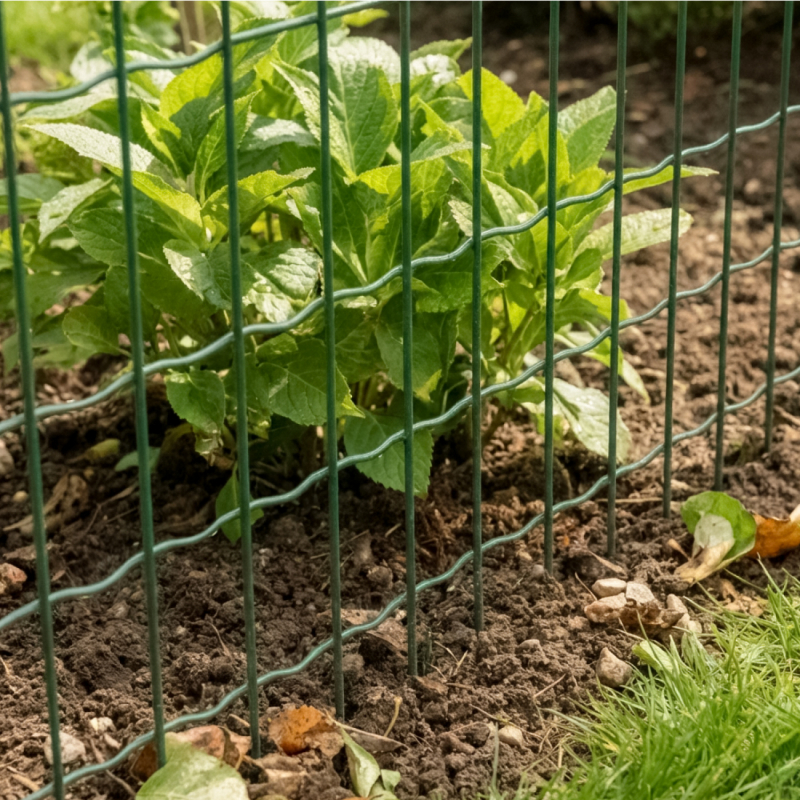 Grillage soudé plastifié - 20 m x 1,8 m - Vert