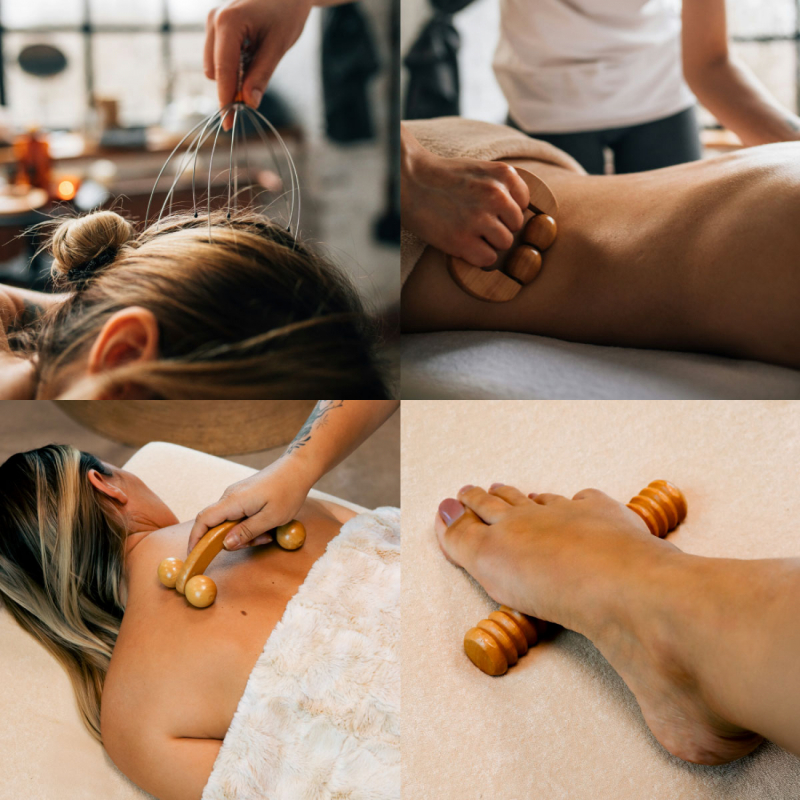 Kit de massage - 4 pièces