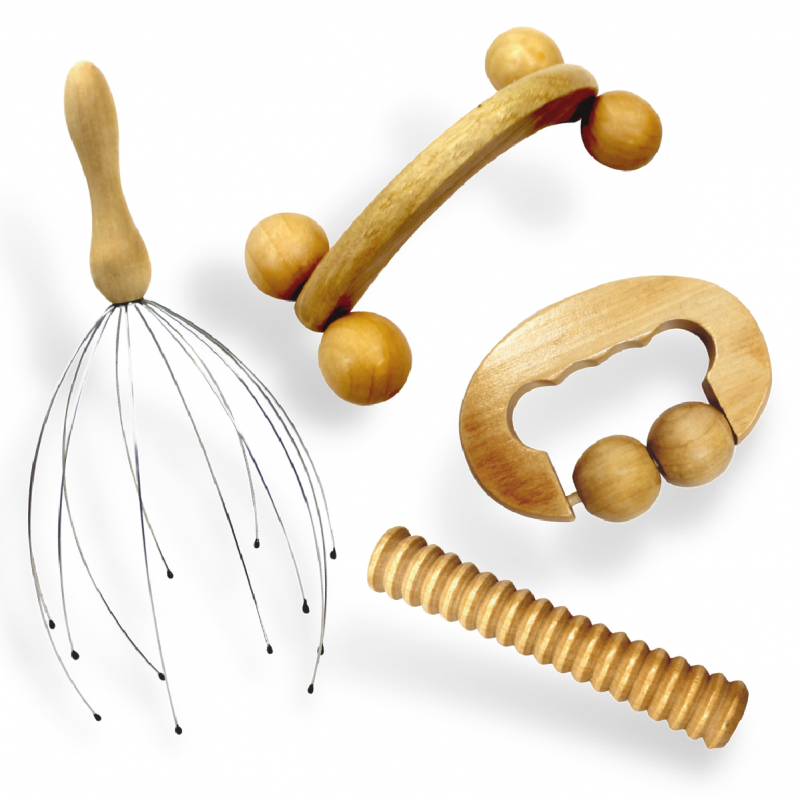 Kit de massage - 4 pièces