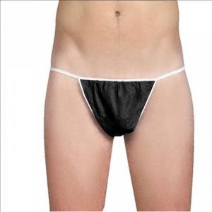 Slip jetable TNT pour homme avec élastique 100 pcs