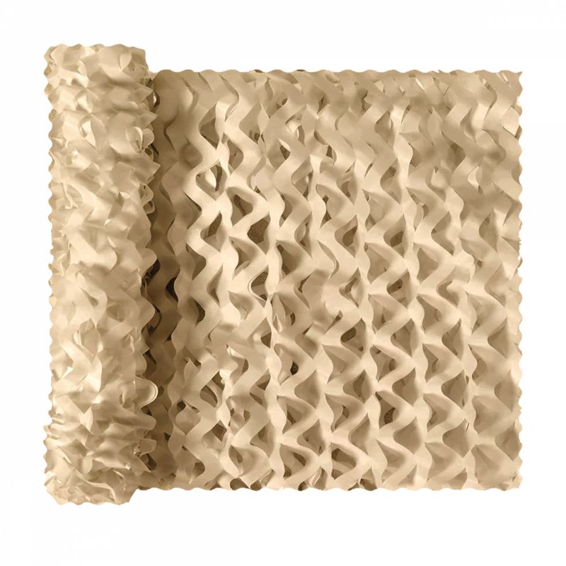 Voile d'ombrage camouflage rectangulaire - 3 x 5 m - Sable
