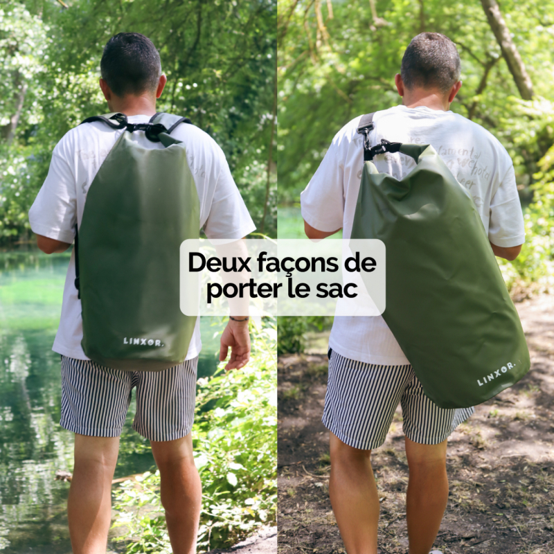 Sac étanche - 30 Litres - Kaki