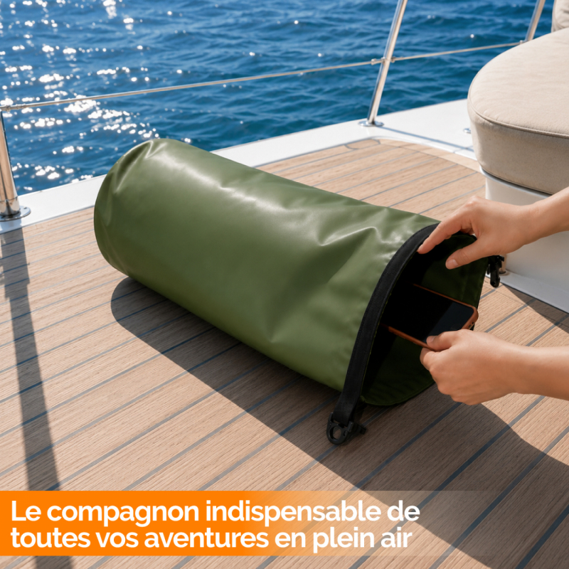 Sac étanche - 5 Litres - Kaki