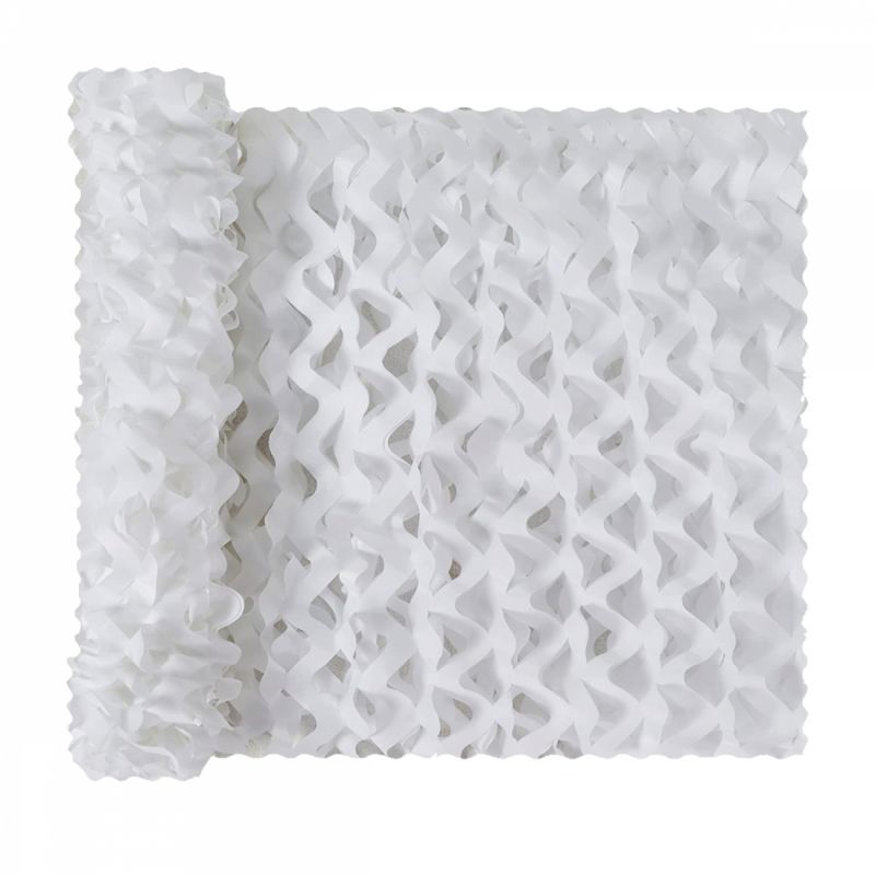 Voile d'ombrage camouflage rectangulaire - 3 x 4 m - Blanc