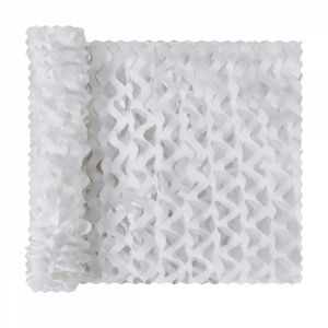 Voile d'ombrage camouflage rectangulaire - 3 x 4 m - Blanc