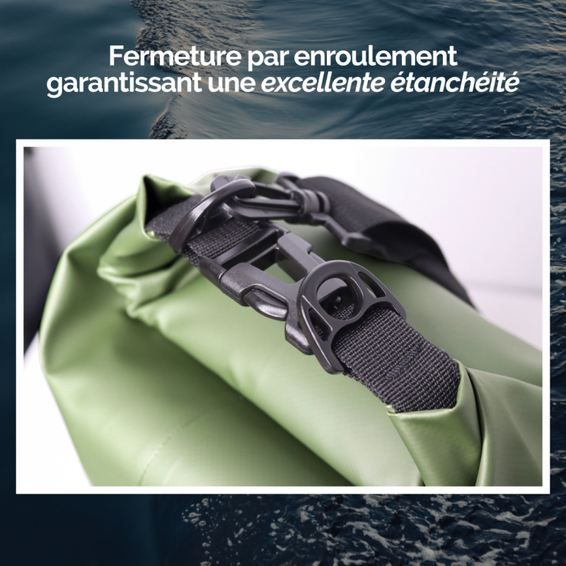 Sac étanche - 20 Litres - Kaki