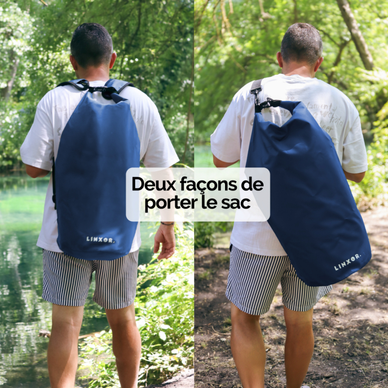 Sac étanche - 30 Litres - Bleu marine