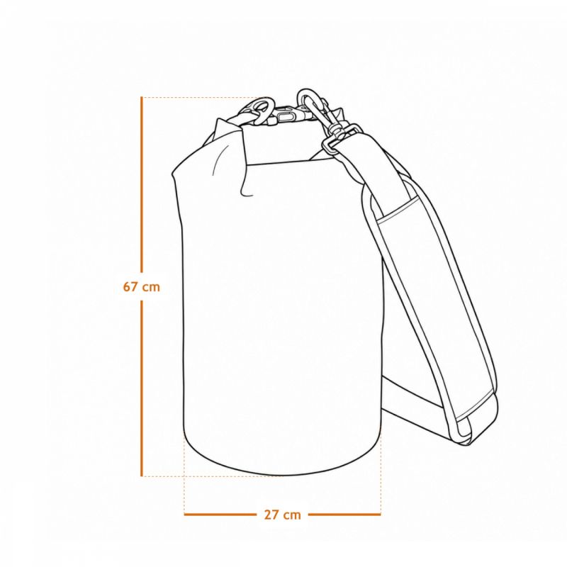 Sac étanche - 30 Litres - Bleu marine