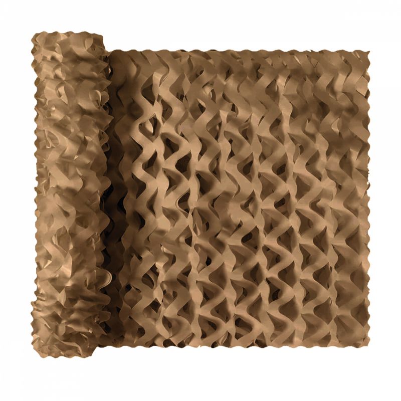 Voile d'ombrage camouflage rectangulaire - 3 x 5 m - Taupe