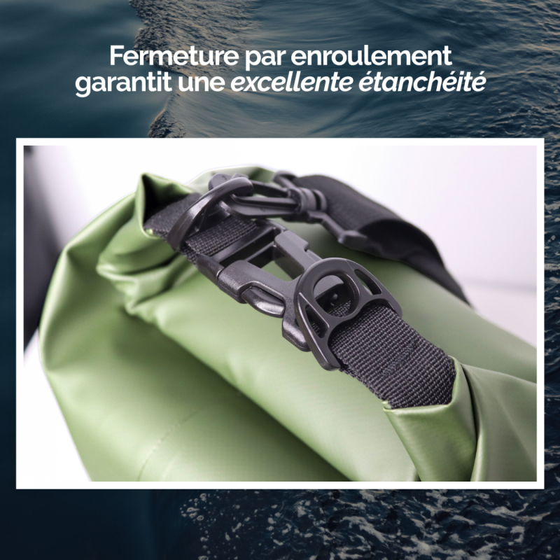Sac étanche - 55 Litres - Kaki