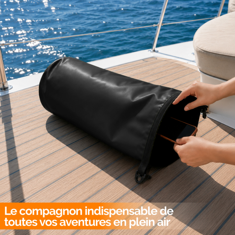 Sac étanche - 5 Litres - Noir