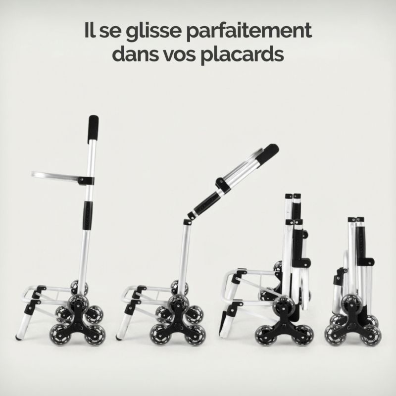 Chariot de courses - Noir