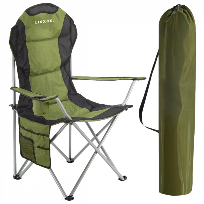Chaise de camping pliable - Vert