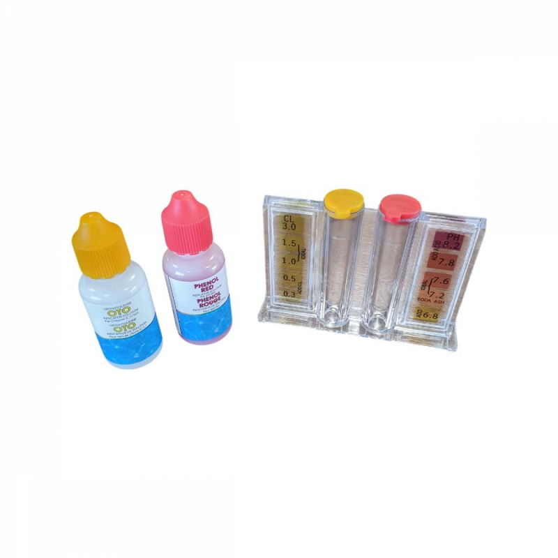 Trousse d'analyse liquide pour ph, chlore 