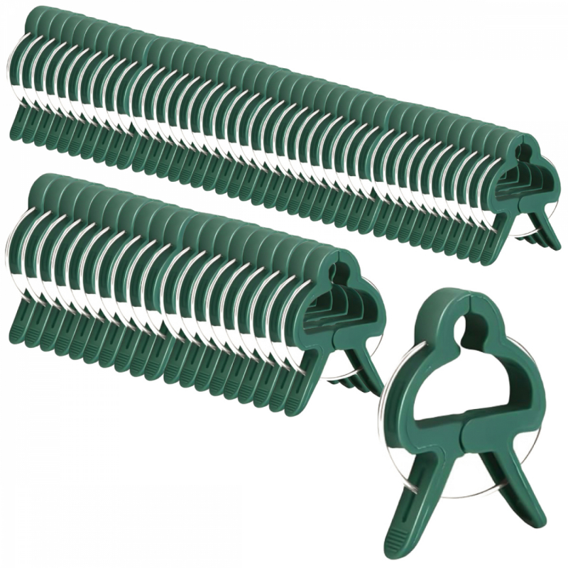 Lot de 100 clips d'attache pour plantes - Petite taille