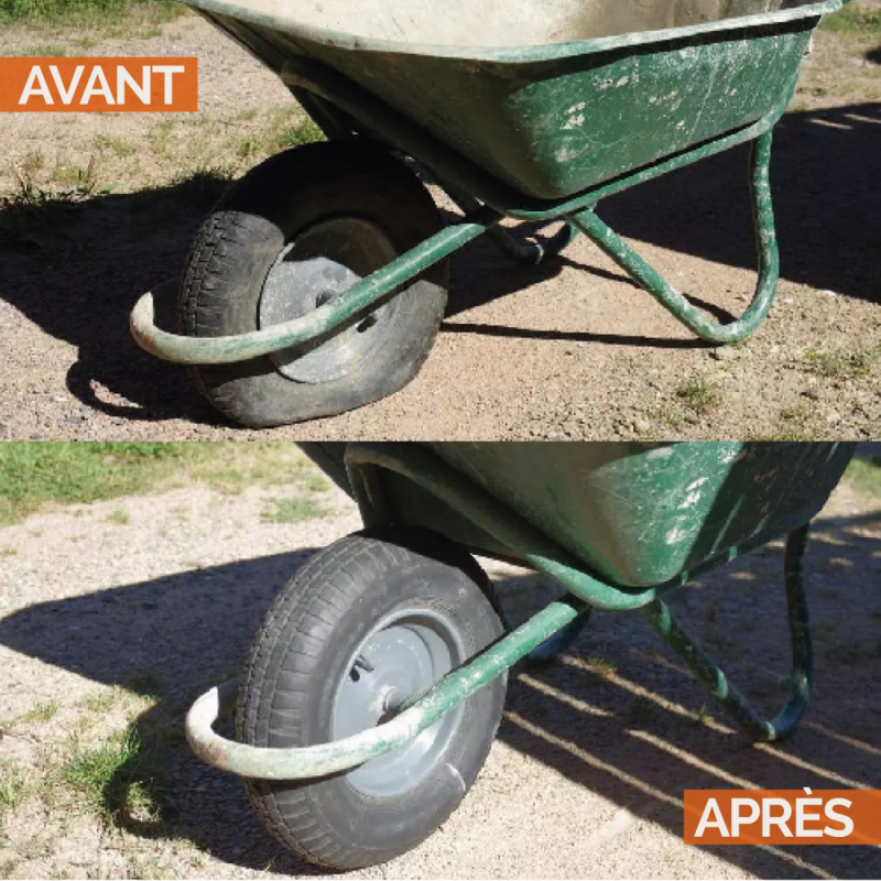 Lot de 2 chambres à air - 4.8 / 4.00 - 8 avec valve coudée