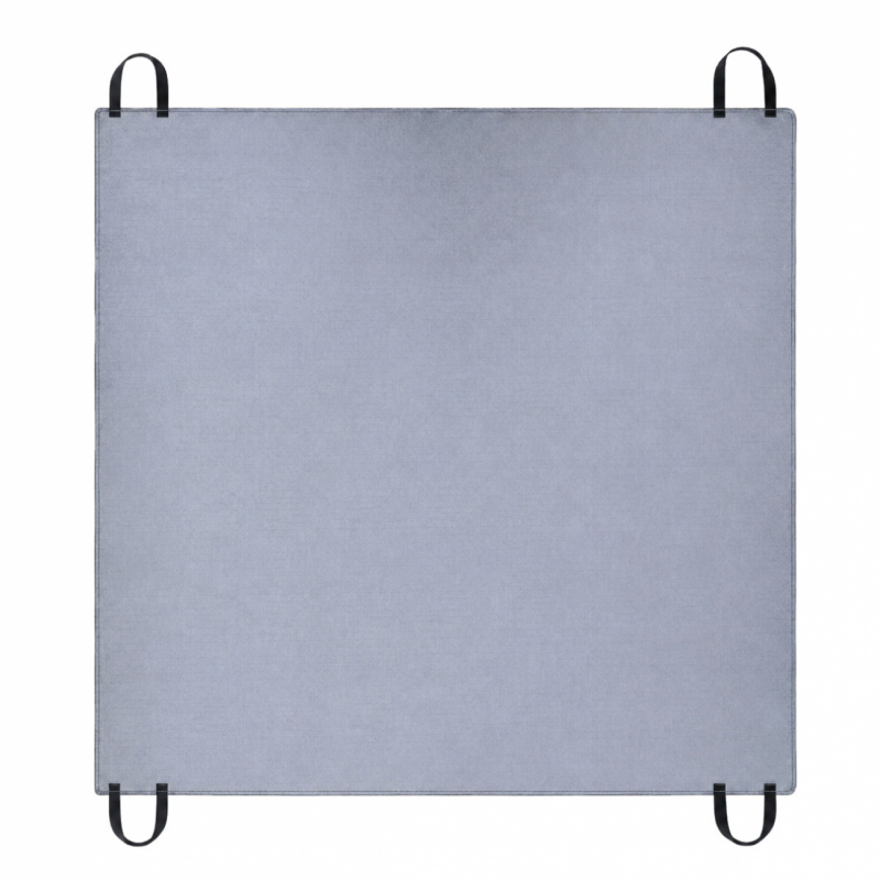Bâche de ramassage des déchets verts - 2 x 2 m - Gris