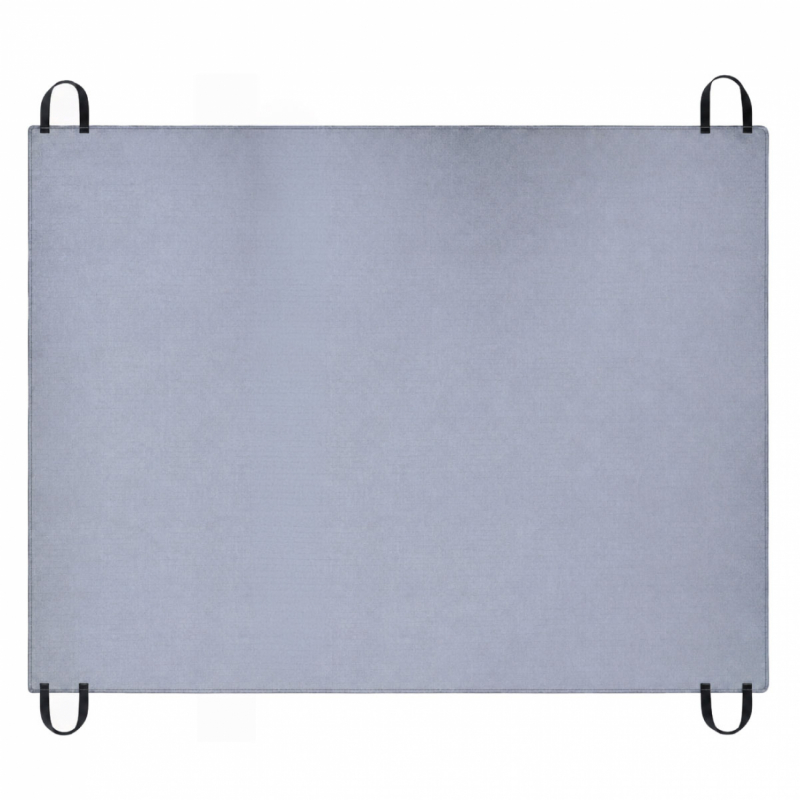 Bâche de ramassage des déchets verts - 2 x 4 m - Gris