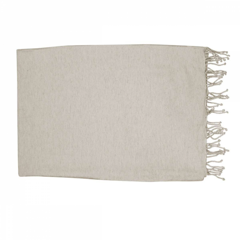Fouta XXL unie - Lin chiné