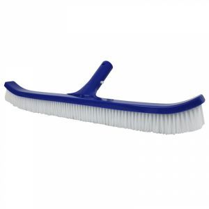 Brosse d'angles piscine en PVC aspirante se fixe sur le manche