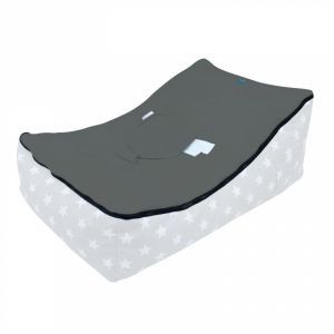 Housse D Assise Avec Harnais Pour Baby Pouf Gris Housse D Assise Avec Harnais Pour Baby Pouf Gris