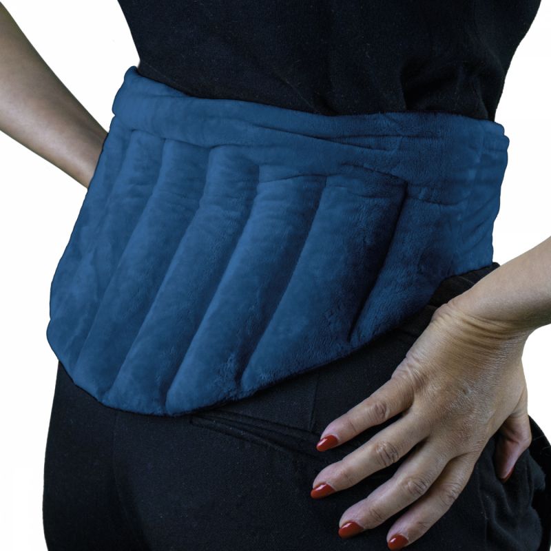 Ceinture chauffante pour lombaires - Bleu