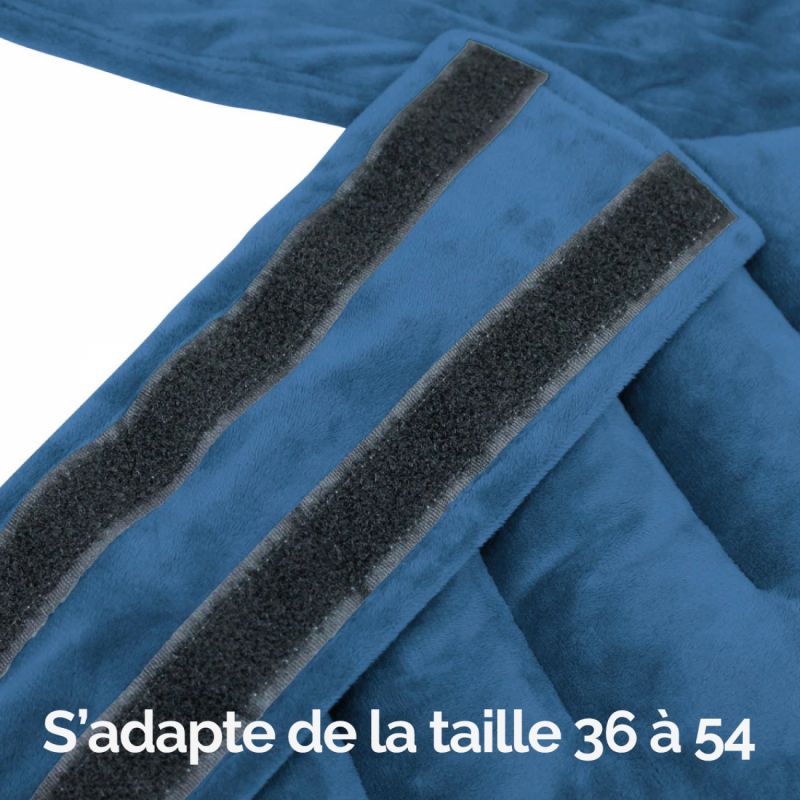 Ceinture chauffante pour lombaires - Bleu