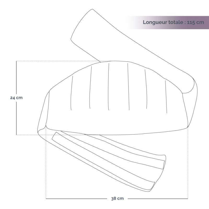 Ceinture chauffante pour lombaires - Bleu