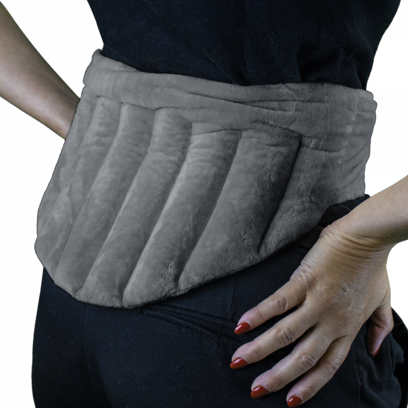 Ceinture chauffante pour lombaires - Gris