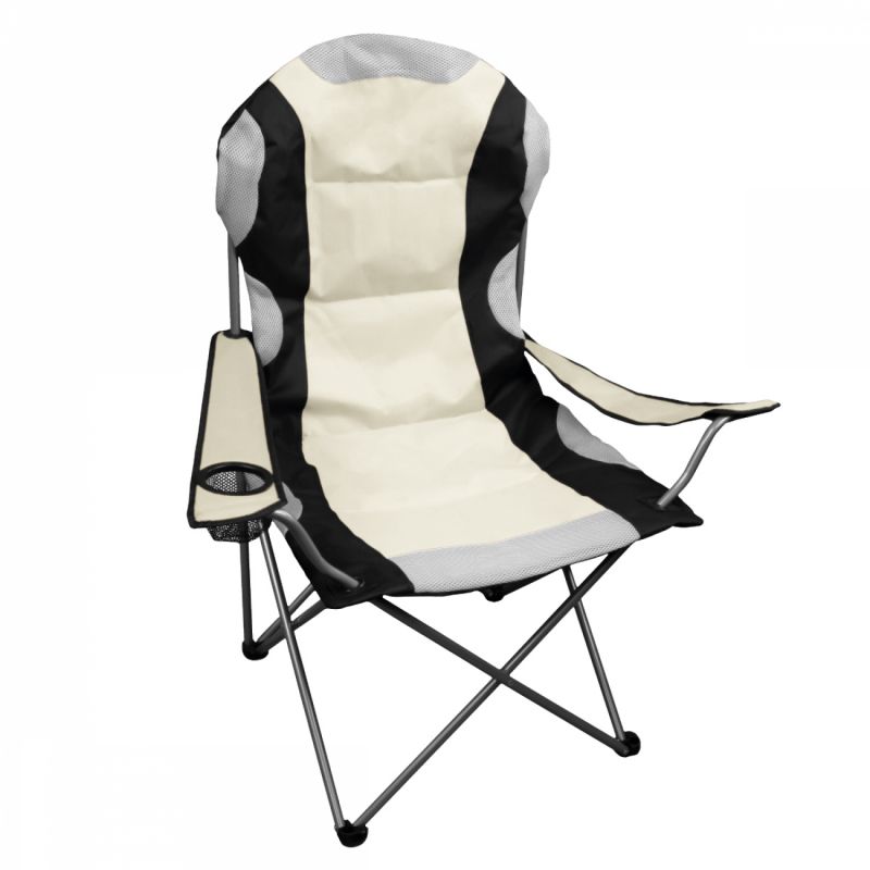 Chaise de camping pliable - Beige