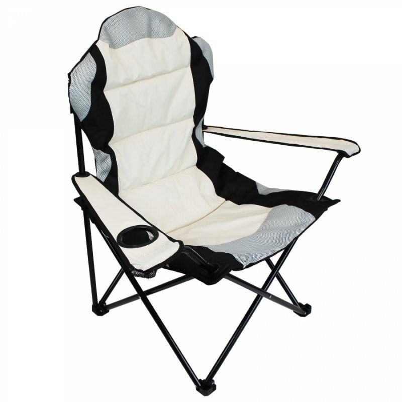 Chaise de camping pliable  Beige