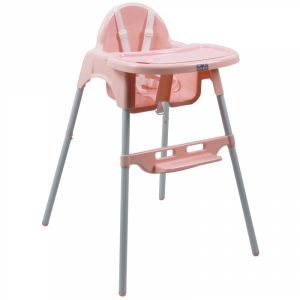 Chaise haute Délice - Rose