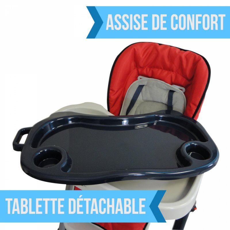 Monsieur Bébé - Housse d'assise pour chaise haute bébé enfant