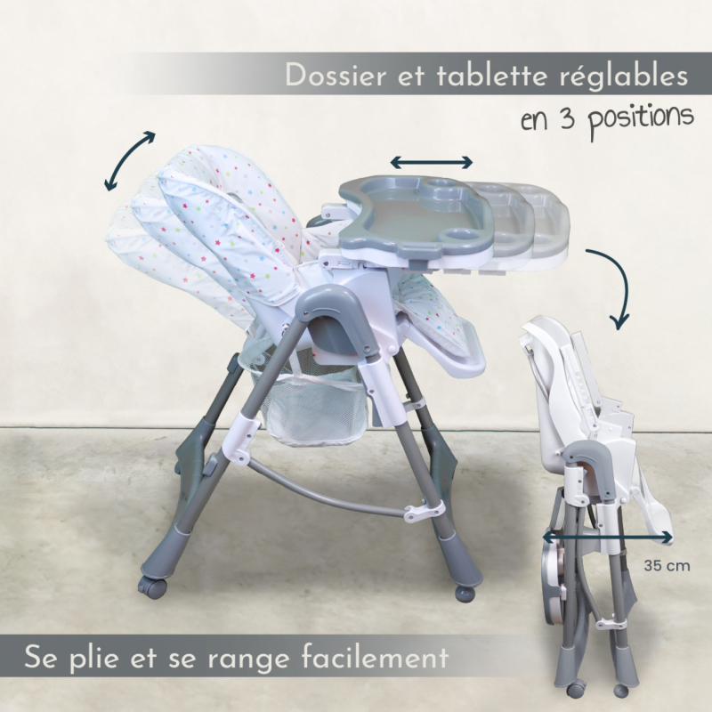 Chaise haute Ptit - Stella