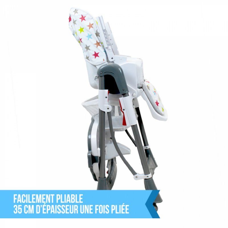 Chaise haute Ptit Stars - Multicolore