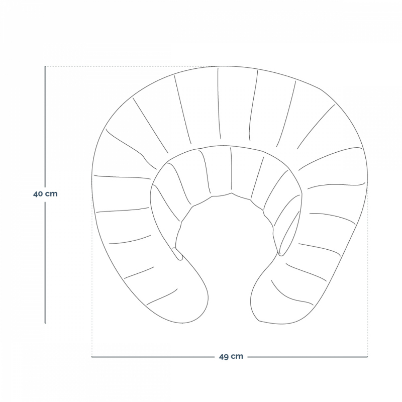 Coussin chauffant pour épaules et cou - Bleu