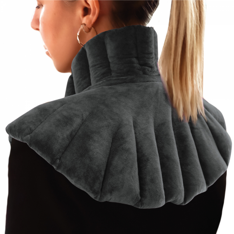Coussin chauffant pour épaules et cou - Gris
