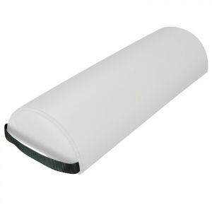 Coussin demi-rond 22cm pour table de massage - Blanc