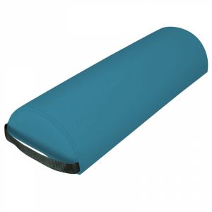 Coussin demi-rond 22cm pour table de massage - Bleu turquoise