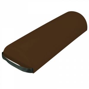 Coussin demi-rond 22cm pour table de massage - Marron foncé