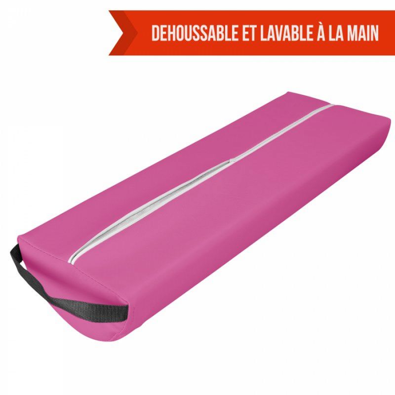 Coussin demi-rond 22cm pour table de massage - Rose
